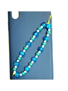 Cellphone Charm Wristlet Strap Beaded